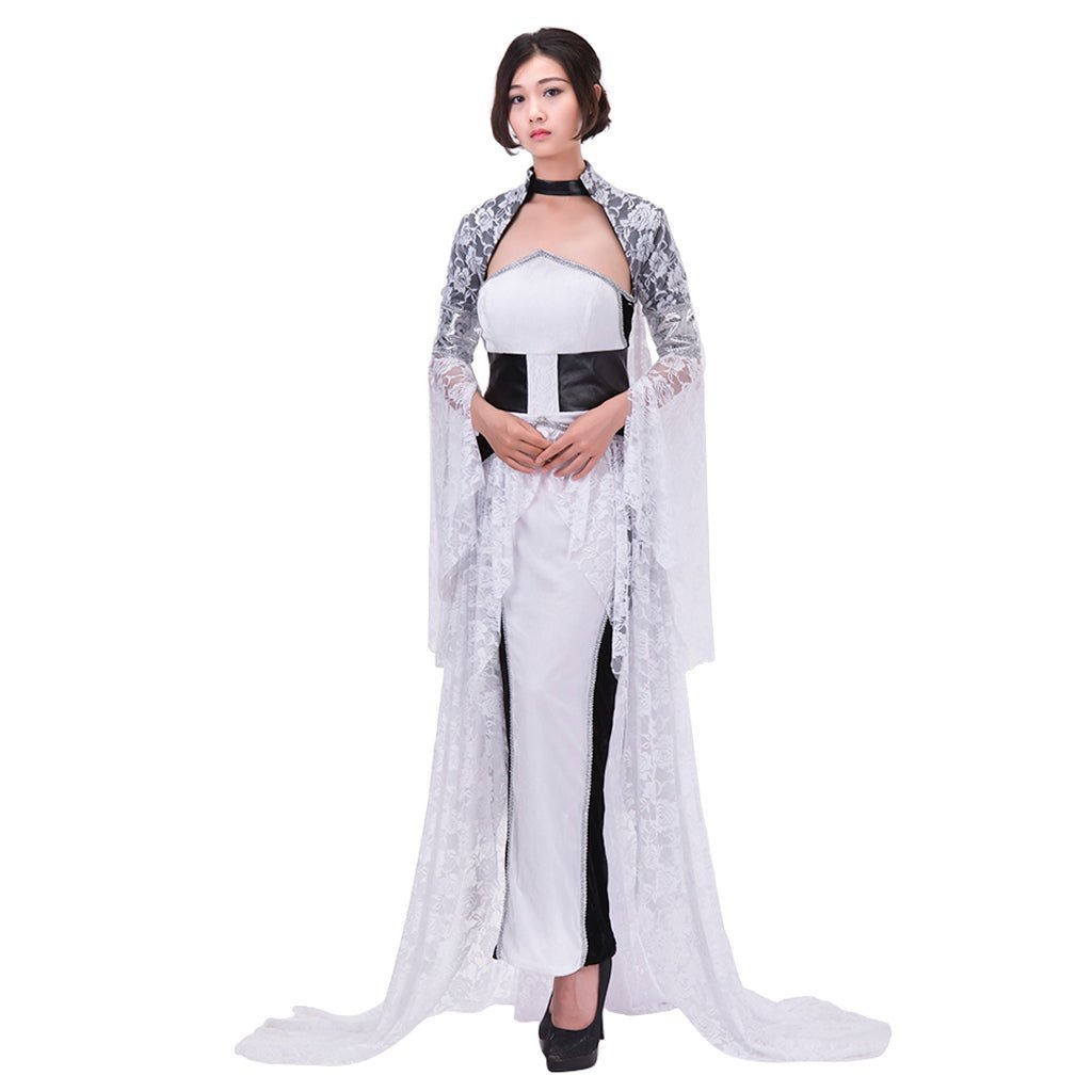 Final Fantasy XV Lunafreya Nox Fleuret Cosplay Costume - Elegant Evening Party Dress for Women-Astricos