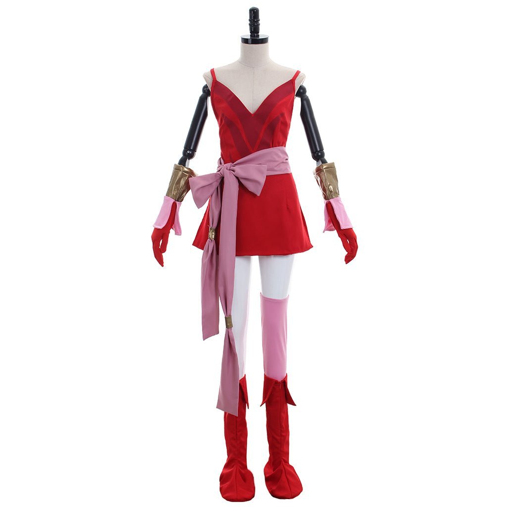 Fire Emblem Awakening Tiki Cosplay Costume - Pink Dress with Cloak for Women-Astricos
