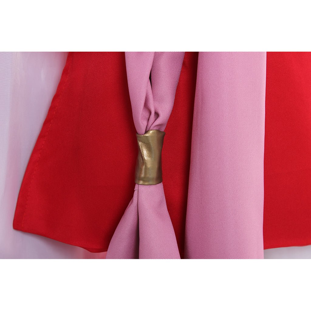 Fire Emblem Awakening Tiki Cosplay Costume - Pink Dress with Cloak for Women-Astricos
