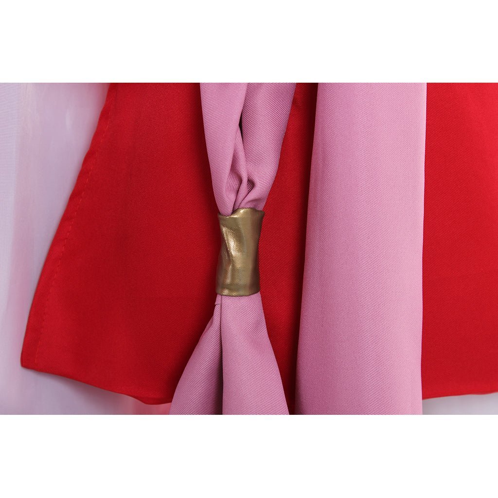 Fire Emblem Awakening Tiki Cosplay Costume - Pink Dress with Cloak for Women-Astricos