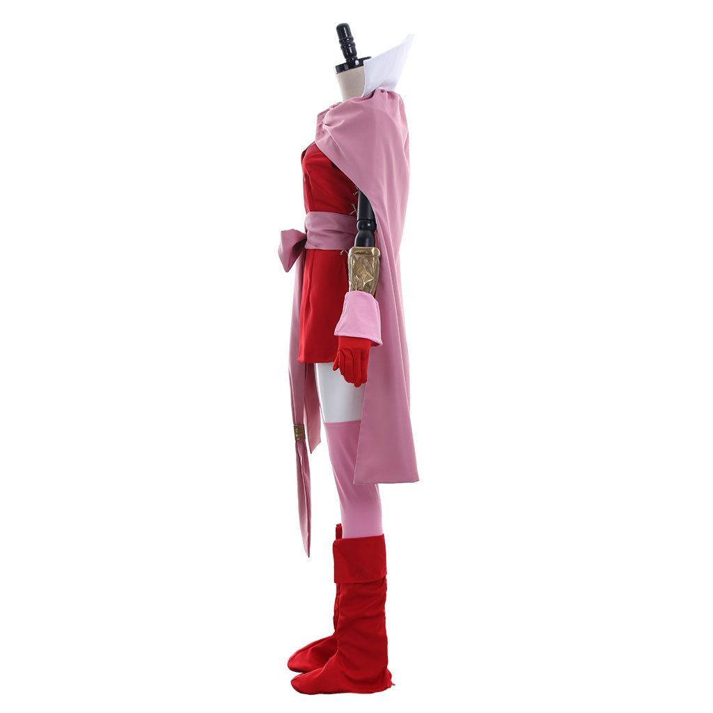 Fire Emblem Awakening Tiki Cosplay Costume - Pink Dress with Cloak for Women-Astricos