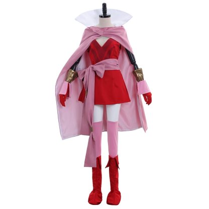 Fire Emblem Awakening Tiki Cosplay Costume - Pink Dress with Cloak for Women-Astricos