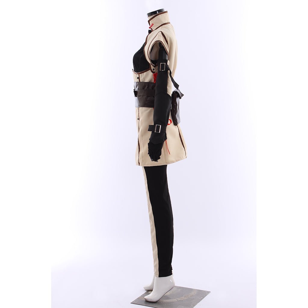 Sexy Fire Emblem Severa Cosplay Costume - Women's Crop Top Dress Uniform Suit-Astricos