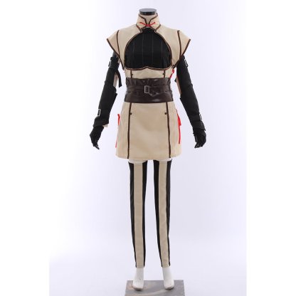Sexy Fire Emblem Severa Cosplay Costume - Women's Crop Top Dress Uniform Suit-Astricos
