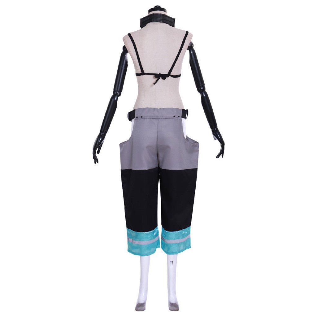 Fire Force Kotatsu Tamaki Battle Suit Cosplay Costume - Premium Quality | Astricos-Astricos