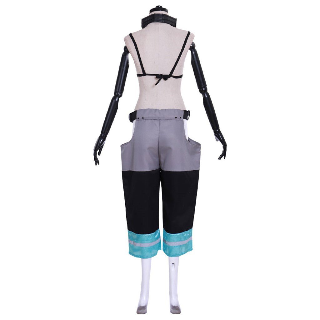 Fire Force Kotatsu Tamaki Battle Suit Cosplay Costume - Premium Quality | Astricos-Astricos
