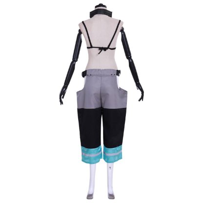 Fire Force Kotatsu Tamaki Battle Suit Cosplay Costume - Premium Quality | Astricos-Astricos