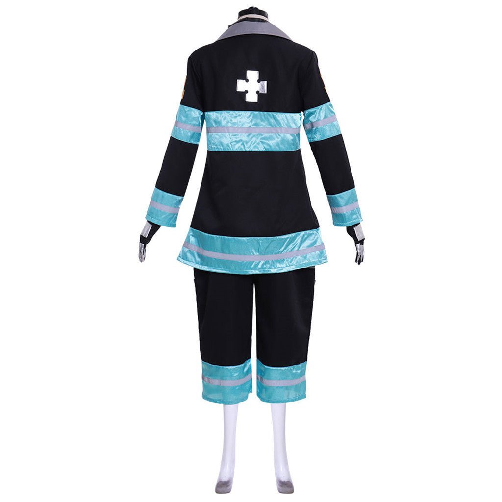 Fire Force Kotatsu Tamaki Battle Suit Cosplay Costume - Premium Quality | Astricos-Astricos
