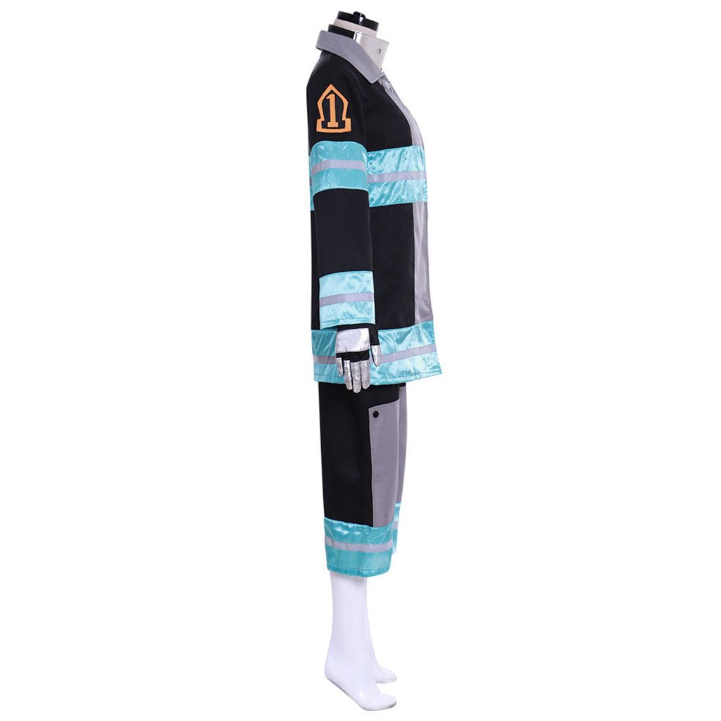 Fire Force Kotatsu Tamaki Battle Suit Cosplay Costume - Premium Quality | Astricos-Astricos