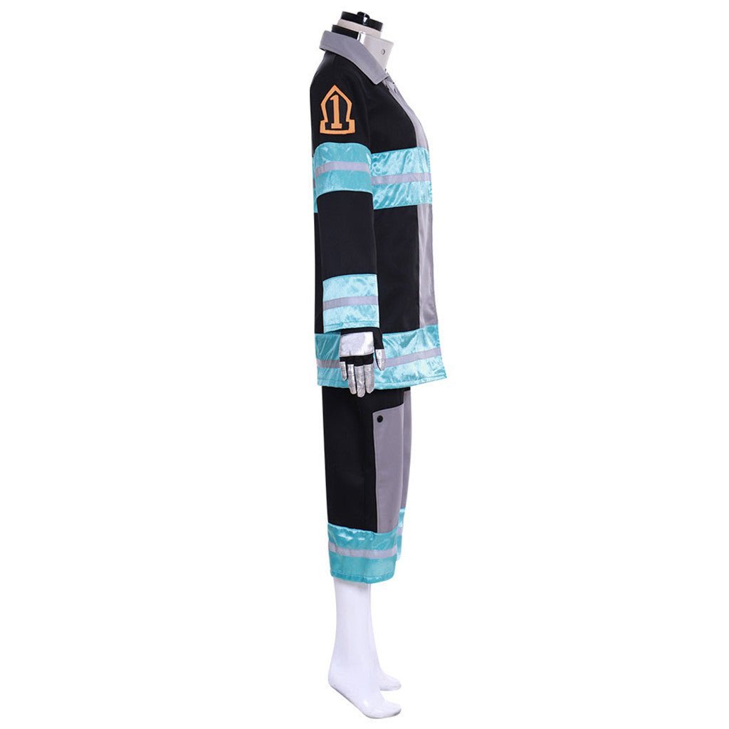 Fire Force Kotatsu Tamaki Battle Suit Cosplay Costume - Premium Quality | Astricos-Astricos