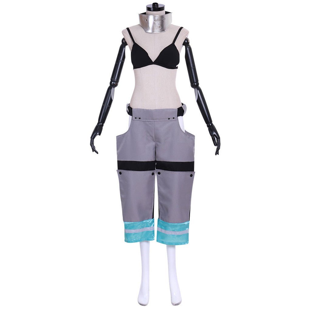 Fire Force Kotatsu Tamaki Battle Suit Cosplay Costume - Premium Quality | Astricos-Astricos
