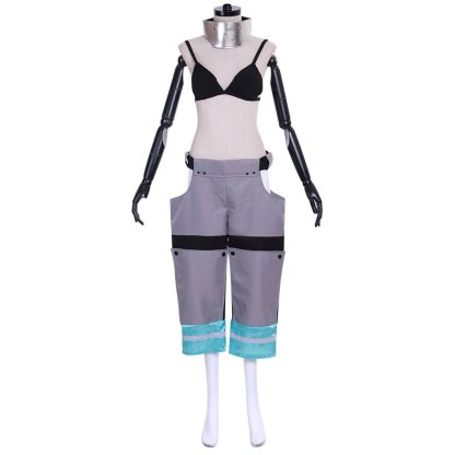 Fire Force Kotatsu Tamaki Battle Suit Cosplay Costume - Premium Quality | Astricos-Astricos