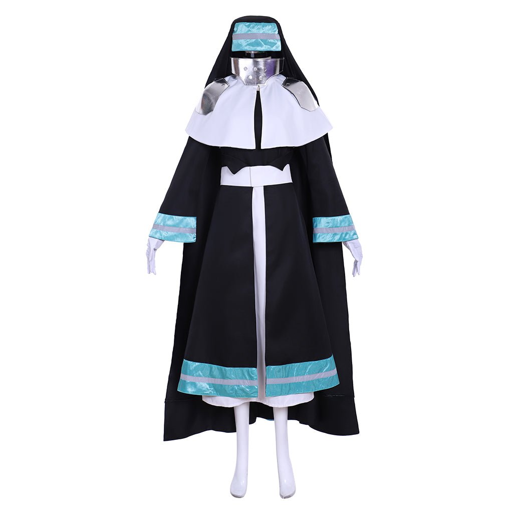 Authentic Fire Force Iris Nun Cosplay Costume - Premium Quality Anime Outfit-Astricos