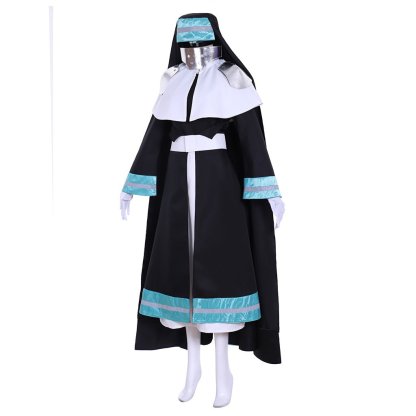 Authentic Fire Force Iris Nun Cosplay Costume - Premium Quality Anime Outfit-Astricos