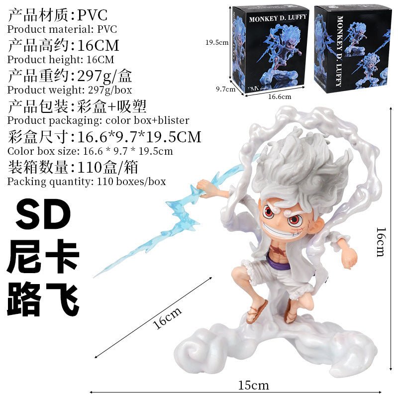 Five Gear Luffy Figurine - Devil Fruit Awakening Statue Collectible | Astricos-Astricos