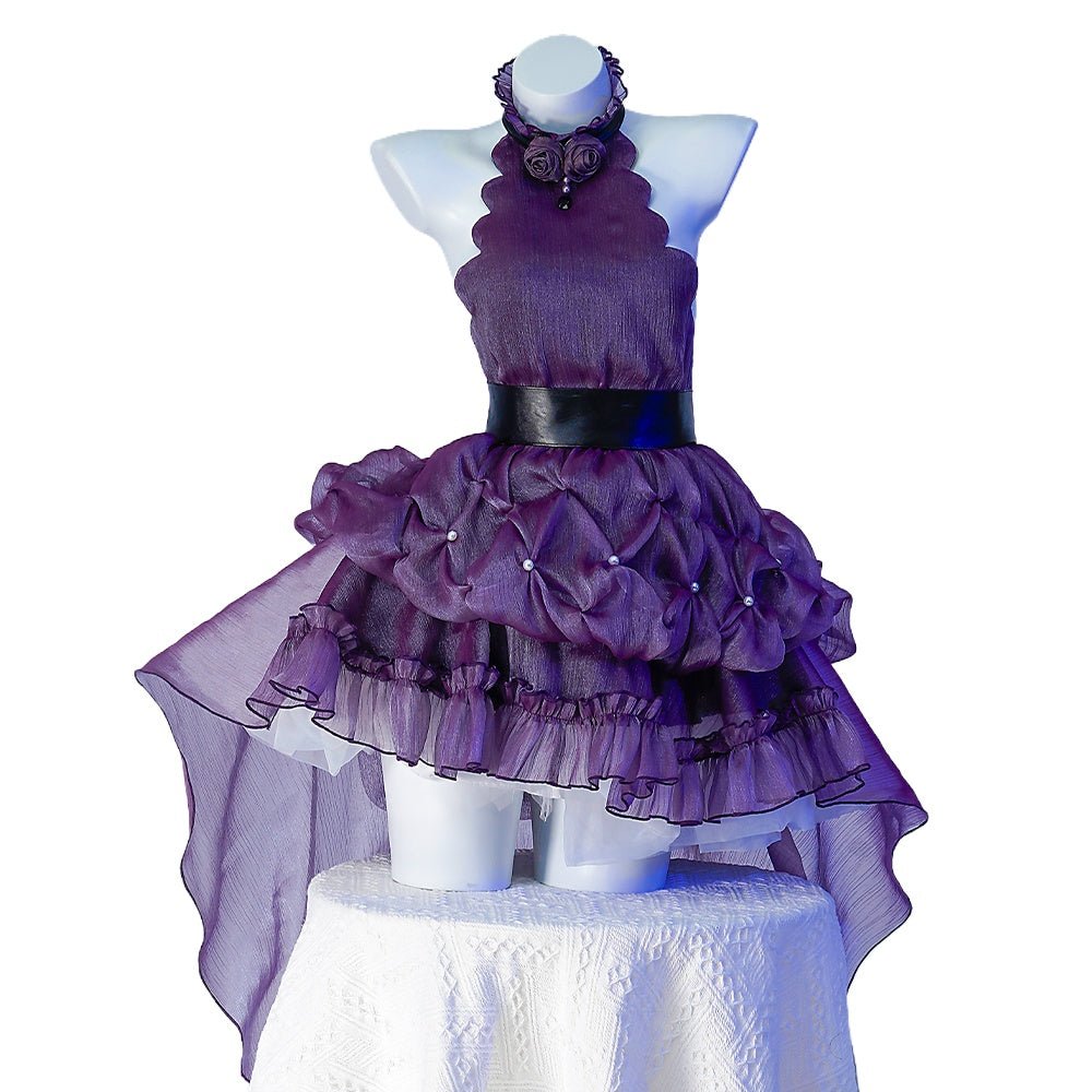 Floral Elegance – Rei Ayanami Cosplay Costume Inspired by Neon Genesis Evangelion - Astricos