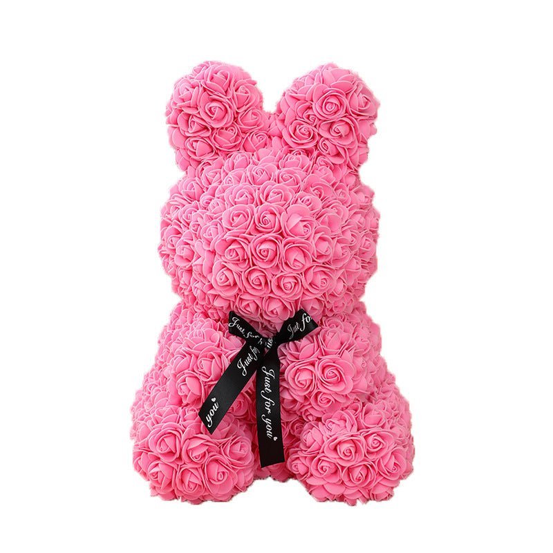 Forever Bloom Eternal Rose Bunny - Magical Gift for Love & Friendship | Astricos-Astricos