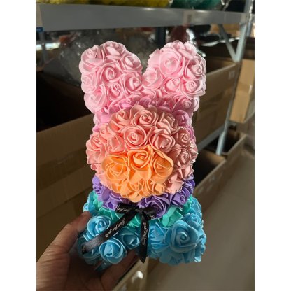 Forever Bloom Eternal Rose Bunny - Magical Gift for Love & Friendship | Astricos-Astricos