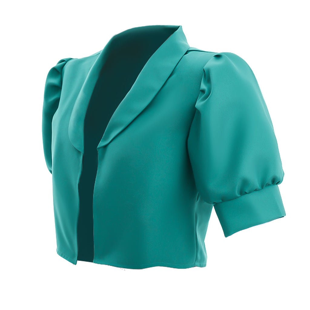 Astricos Exclusive: Steven Universe Pearl Cosplay Green Coat Jacket for Women-Astricos