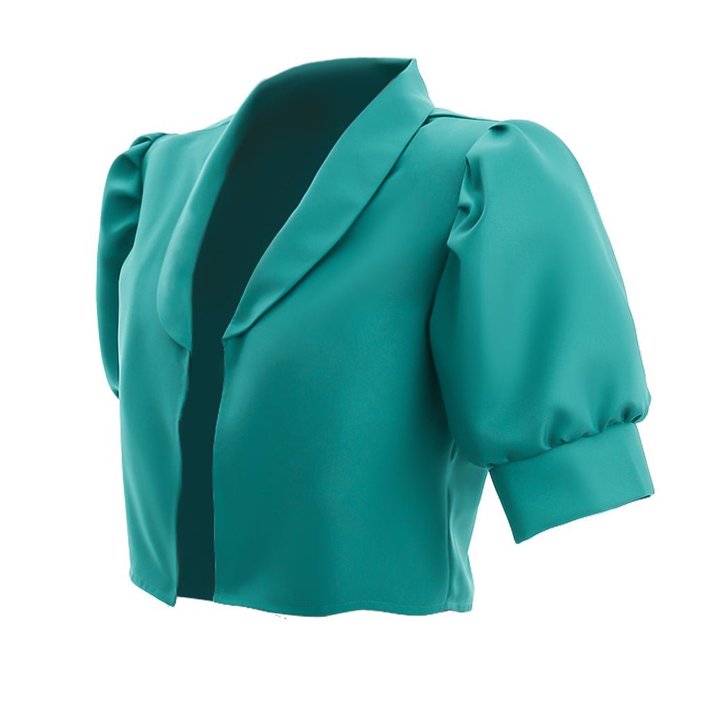 Astricos Exclusive: Steven Universe Pearl Cosplay Green Coat Jacket for Women-Astricos