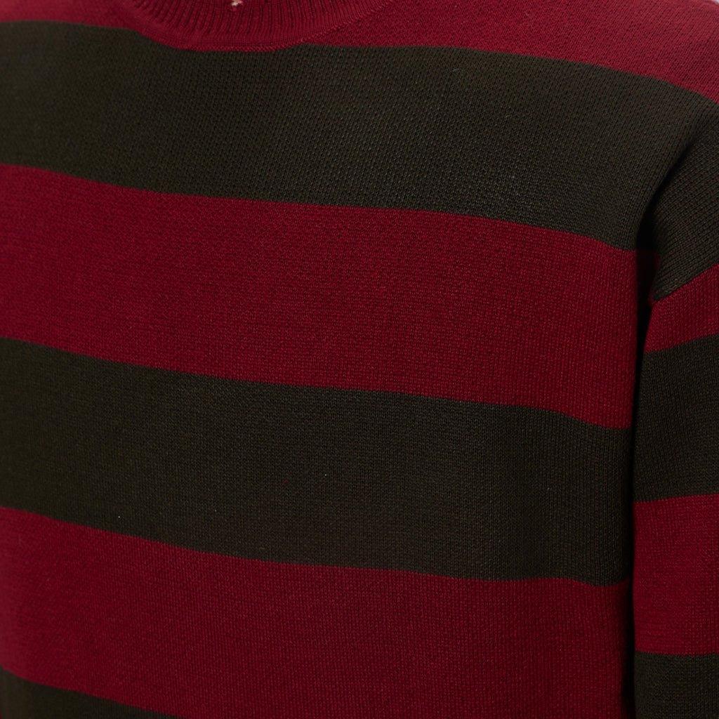 Freddy Krueger Cosplay Sweater - Nightmare Street Movie Red Striped Knit Shirt | Astricos-Astricos