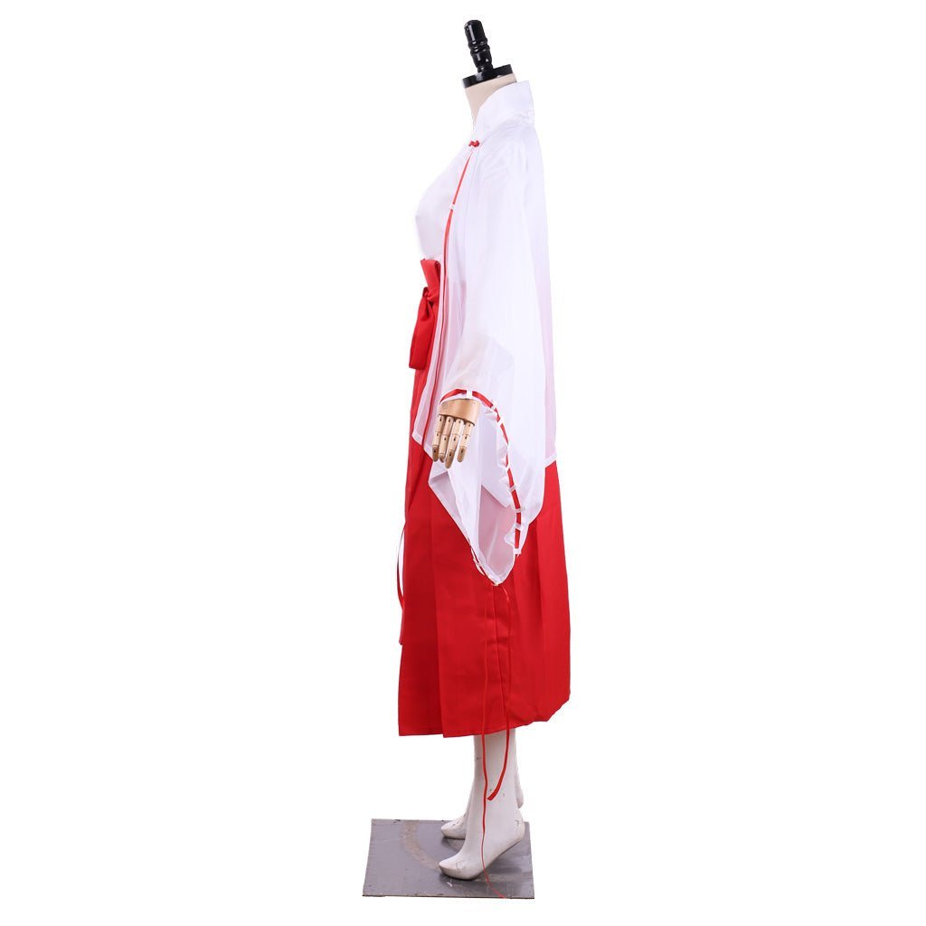 Authentic Inuyasha Kikyo Cosplay Kimono Costume Full Set | Astricos-Astricos