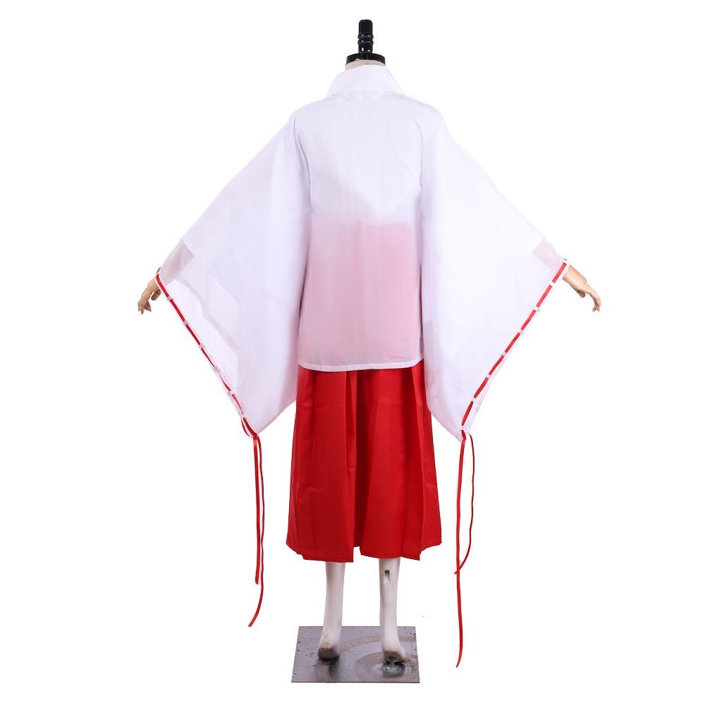 Authentic Inuyasha Kikyo Cosplay Kimono Costume Full Set | Astricos-Astricos
