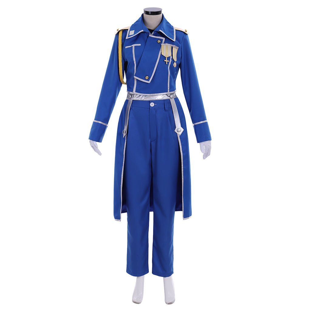 Fullmetal Alchemist Olivier Mira Armstrong Cosplay Costume - Authentic Military Uniform-Astricos