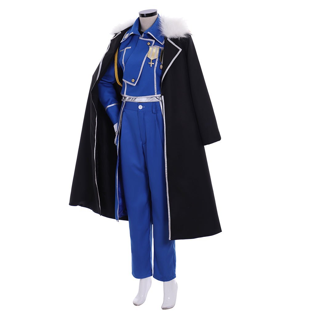 Fullmetal Alchemist Olivier Mira Armstrong Cosplay Costume - Authentic Military Uniform-Astricos