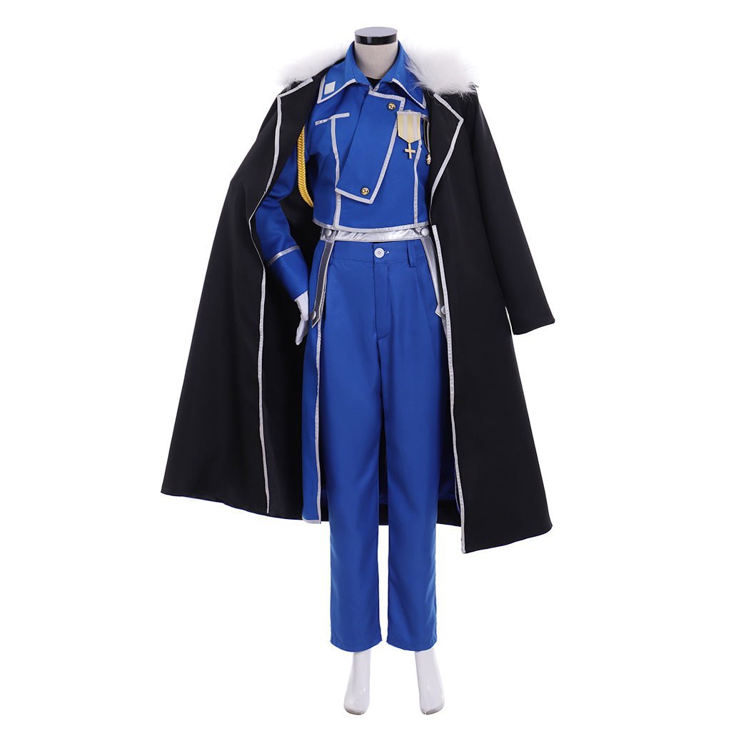 Fullmetal Alchemist Olivier Mira Armstrong Cosplay Costume - Authentic Military Uniform-Astricos