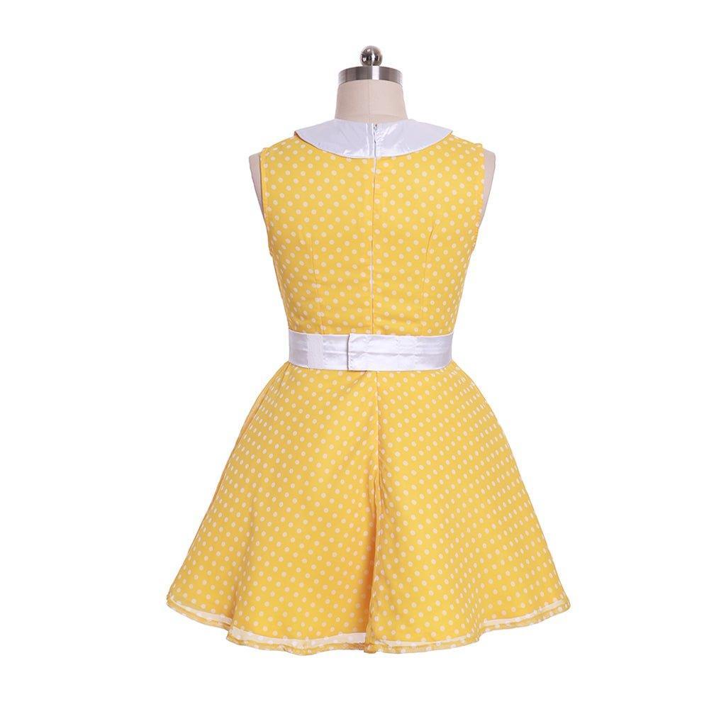 Gabby Gabby Costume for Girls - 1950s Polka Dot Dress for Halloween & Birthday Parties-Astricos
