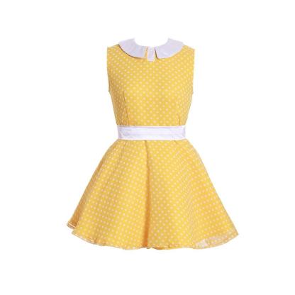 Gabby Gabby Costume for Girls - 1950s Polka Dot Dress for Halloween & Birthday Parties-Astricos