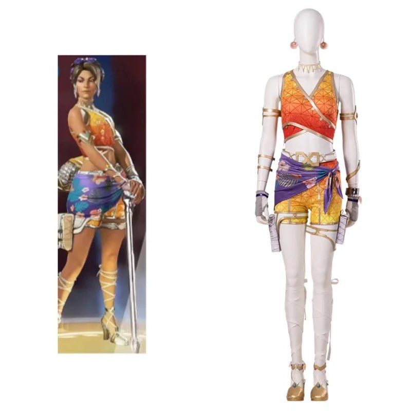 Sexy Apex Legends Loba Andrade Cosplay Costume - Colorful Swimsuit Outfit for Women-Astricos