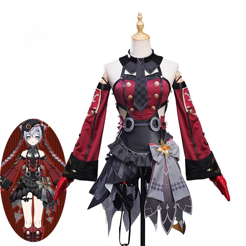 Genshin Impact Fontaine Codename M Little Witch Cosplay Costume - Halloween & Party Dress for Women-Astricos