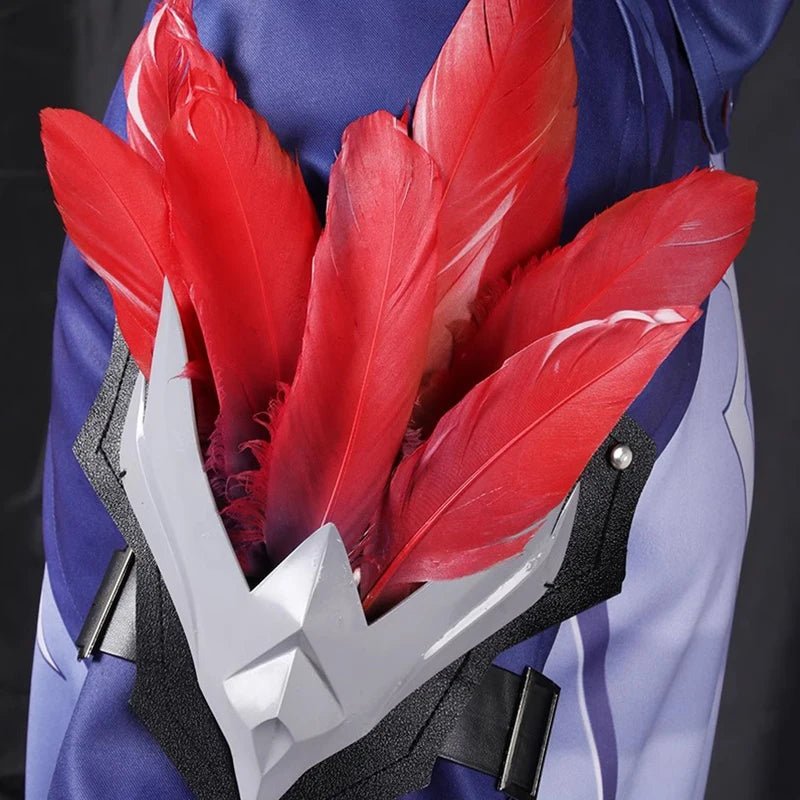 Honkai Star Rail Moze Cosplay Costume - The Crow-Feathered Weirdo Shadow Guard Men Outfit-Astricos