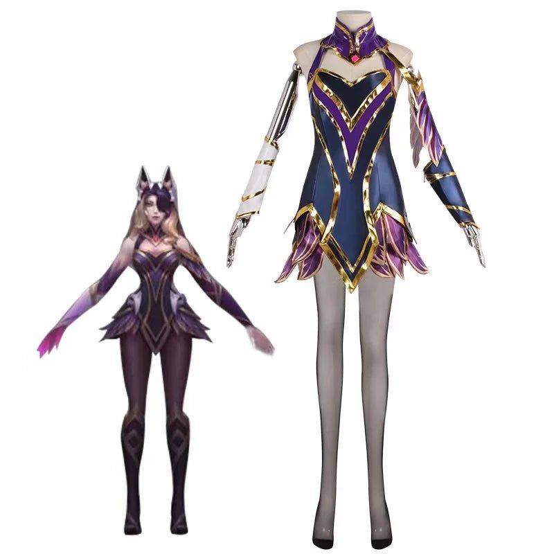 Sexy Ahri Cosplay Costume from League of Legends - Perfect for Halloween & Carnival-Astricos