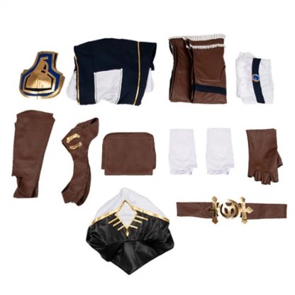 LOL Arcane Caitlyn Cosplay Costume - Sheriff of Piltover Uniform Dress for Halloween-Astricos