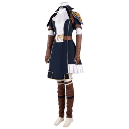 LOL Arcane Caitlyn Cosplay Costume - Sheriff of Piltover Uniform Dress for Halloween-Astricos