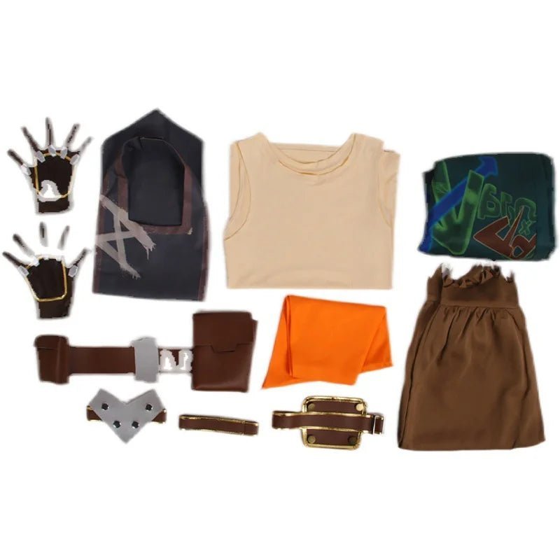 LOL Arcane Ekko Cosplay Costume Full Set for Men - Halloween & Carnival Outfit-Astricos