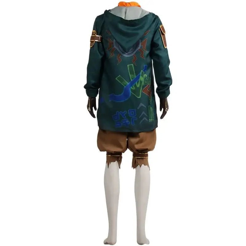 LOL Arcane Ekko Cosplay Costume Full Set for Men - Halloween & Carnival Outfit-Astricos