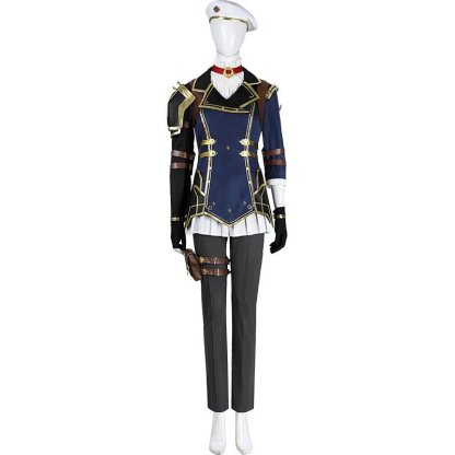 LOL Caitlyn Kiramman Cosplay Costume - Women's Uniform Full Set for Halloween & Carnival-Astricos