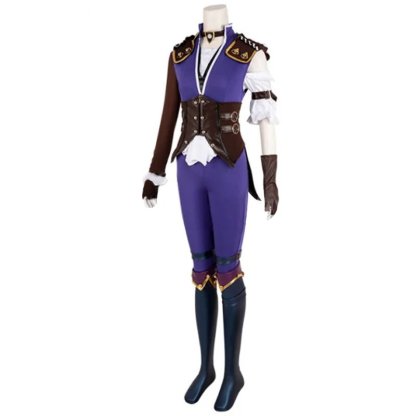 LOL Caitlyn Violet Battle Of Two Cities Cosplay Costume - Caitlyn Kiramman Outfit-Astricos
