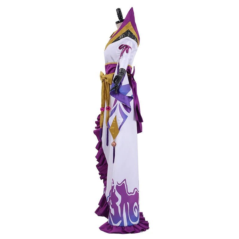 LOL Cassiopeia Du Couteau Spirit Blossom Cosplay Costume - The Serpent's Embrace Dress-Astricos