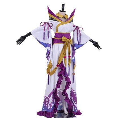 LOL Cassiopeia Du Couteau Spirit Blossom Cosplay Costume - The Serpent's Embrace Dress-Astricos