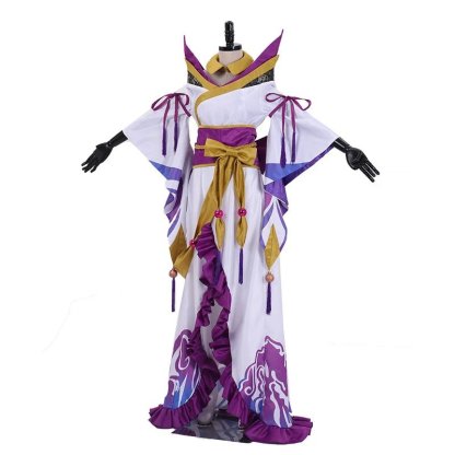 LOL Cassiopeia Du Couteau Spirit Blossom Cosplay Costume - The Serpent's Embrace Dress-Astricos