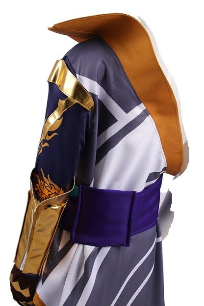 Dragonmancer True Dragon Lee Sin Cosplay Costume - League of Legends Men's Suits for Halloween & Fancy Parties-Astricos