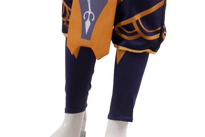 Dragonmancer True Dragon Lee Sin Cosplay Costume - League of Legends Men's Suits for Halloween & Fancy Parties-Astricos