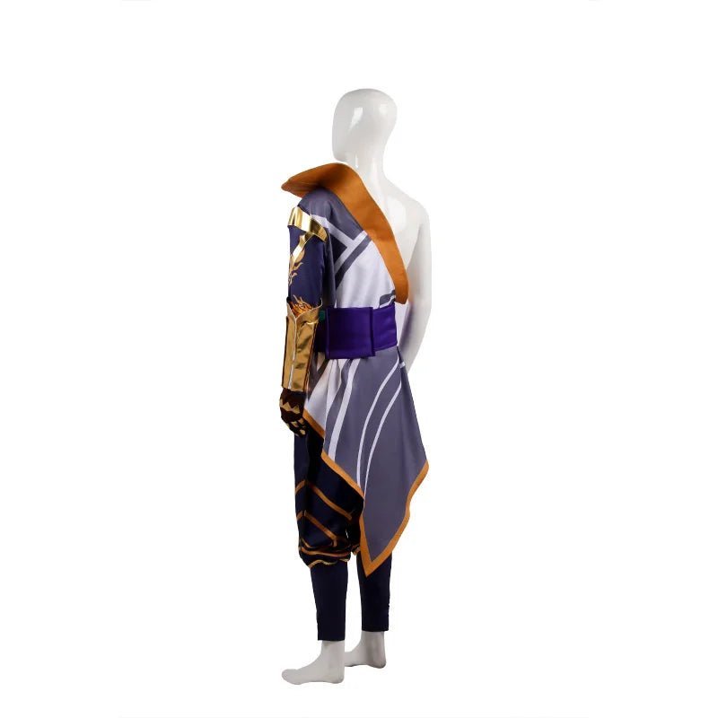 Dragonmancer True Dragon Lee Sin Cosplay Costume - League of Legends Men's Suits for Halloween & Fancy Parties-Astricos