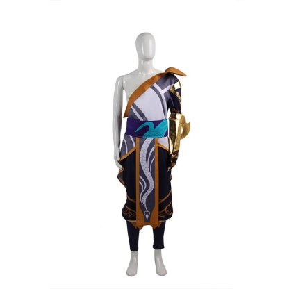 Dragonmancer True Dragon Lee Sin Cosplay Costume - League of Legends Men's Suits for Halloween & Fancy Parties-Astricos
