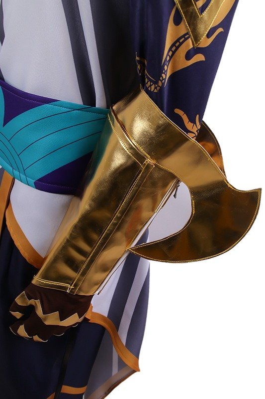 Dragonmancer True Dragon Lee Sin Cosplay Costume - League of Legends Men's Suits for Halloween & Fancy Parties-Astricos